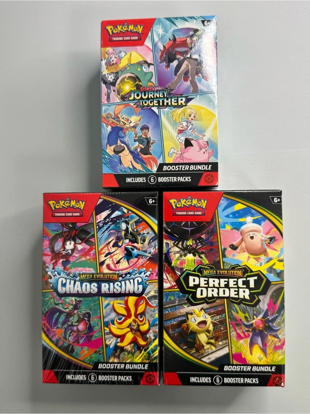 Pokémon card Booster Bundles Sealed Lot of 3